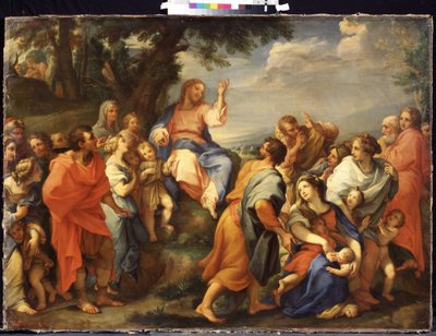 The Sermon on the Mount: Jesus Christ Preaching to His Disciples by Giuseppe Bartolomeo Chiari
