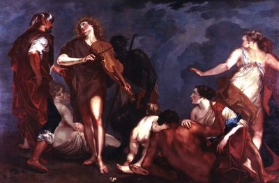 Apollo and Marsyas by Giuseppe Bazzani