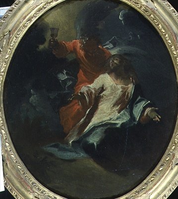 Christ at the Mount of Olives by Giuseppe Bazzani
