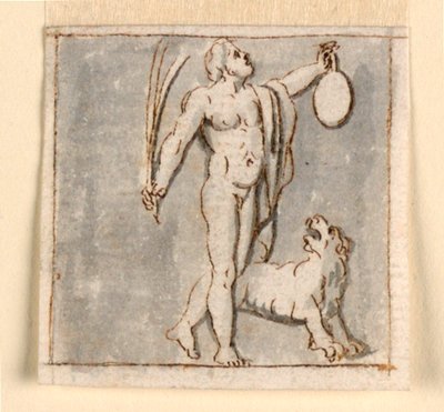 Dionysus with Panther by Giuseppe Bernardino Bison