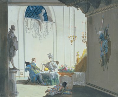 Don Juan and the Commander: The Banquet by Giuseppe Bernardino Bison