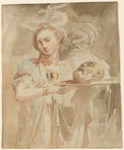 Salome with the Head of Saint John the Baptist by Giuseppe Bernardino Bison