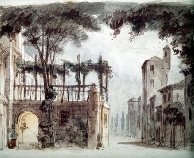 Decoration of "Rigoletto" by Giuseppe Verdi by Giuseppe Bertoja