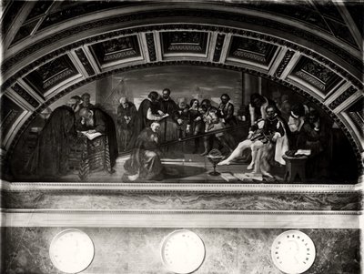 The Trial of Galileo (detail) by Giuseppe Bezzuoli