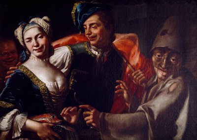 Neapolitan Masks by Giuseppe Bonito