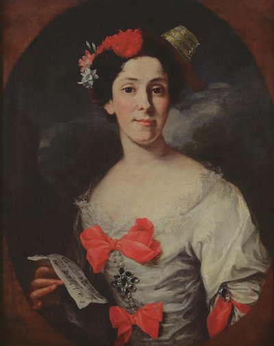 Portrait of a Woman, or The Music, c.1750-65 by Giuseppe Bonito