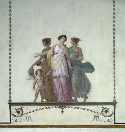 Allegory of comedy, justice and truth by Giuseppe Borsato