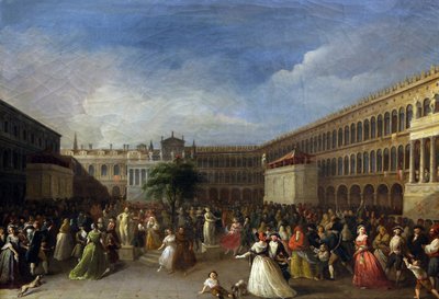 The Tree of Liberty erected in the Piazza San Marco, 4 June 1797 by Giuseppe Borsato