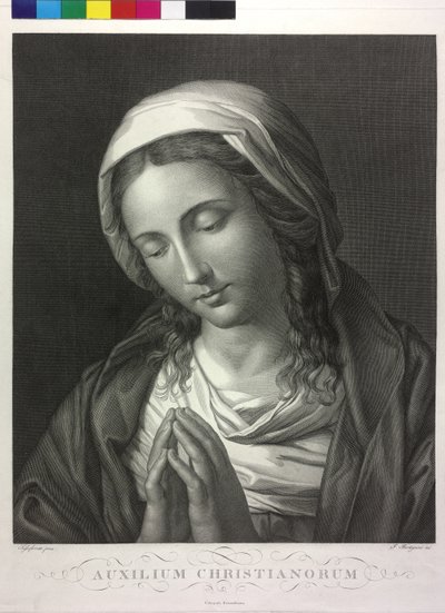 Praying Madonna by Giuseppe Bortignoni