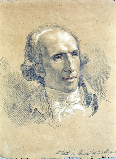 Portrait of Canova by Giuseppe Bossi