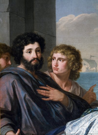 Saint Paula Leaving for the Holy Land by Giuseppe Bottani