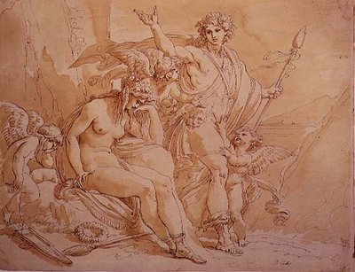 Bacchus and Ariadne by Giuseppe Cades