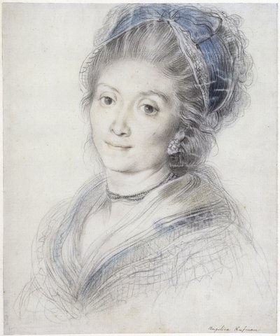 Bust of a Woman with Lace Cap by Giuseppe Cades