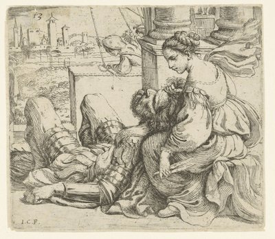Samson and Delilah by Giuseppe Caletti