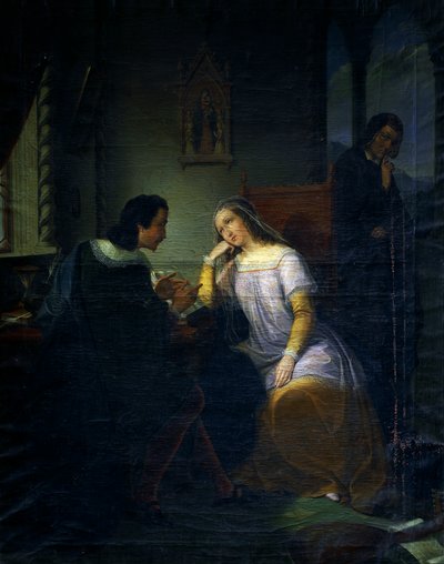 Abelard and Heloise by Giuseppe Calzi