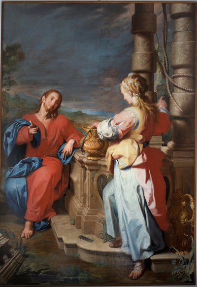 Jesus and the Samaritan by Giuseppe Castiglione