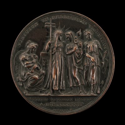 Allegory of the Triumph of Religion [reverse] by Giuseppe Cerbara
