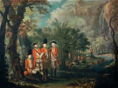 The 25th Regiment of Foot in Minorca (Menorca), c.1771 by Giuseppe Chiesa