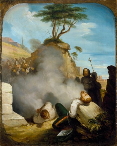 Risorgimento: Freres Bandiera Shootings on July 25 by Giuseppe Costa