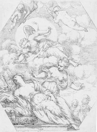 Dido on the Funeral Pyre by Giuseppe Diamantini