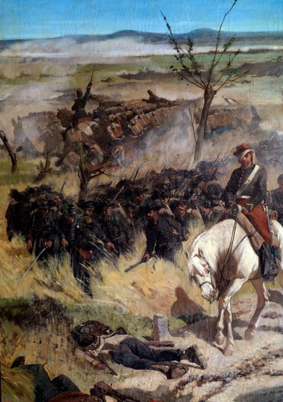 Italian Camp (detail) by Giuseppe Fattori