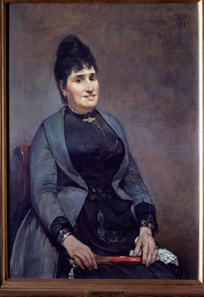Portrait of a Woman by Giuseppe Fattori