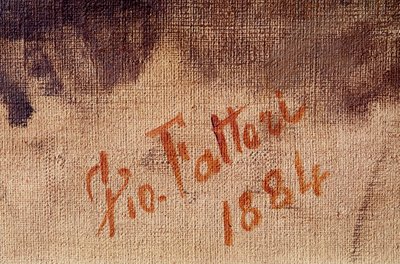 Self-portrait at the Age of 59 (detail) by Giuseppe Fattori