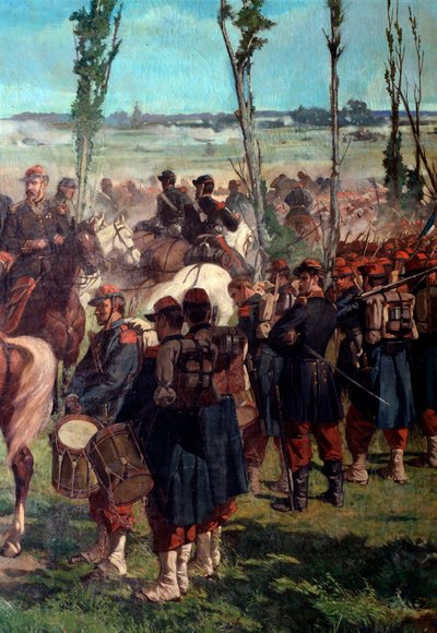 The Italian Camp (detail) by Giuseppe Fattori