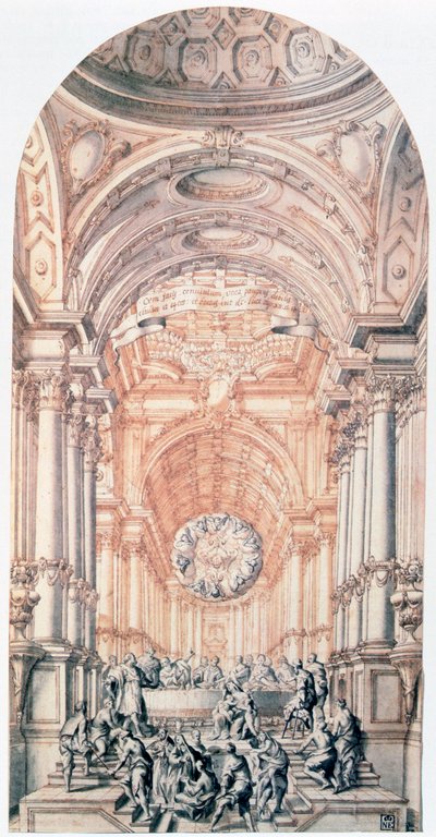 Project design for the Gospel City by Giuseppe Galli Bibiena