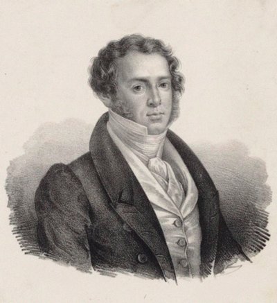 Portrait of the Composer Saverio Mercadante, 1795-1870 by Giuseppe Gozzini