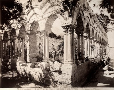 Cloister of the Church of San Giovanni degli Eremiti, Palermo by Giuseppe Incorpora