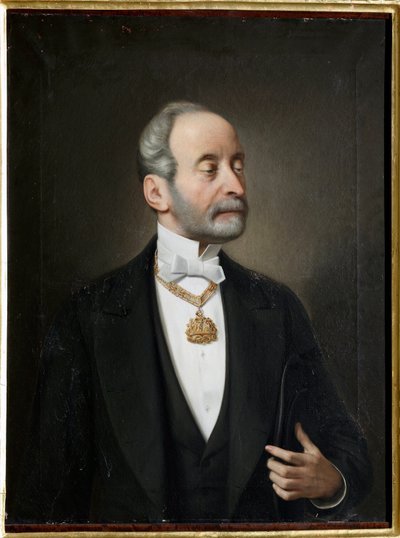 Portrait of Raffaele of Ferrari, Duke of Galliera (1803-1876) by Giuseppe Isola
