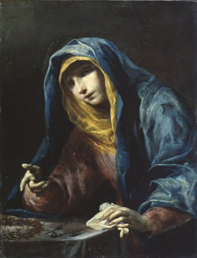 The Virgin with the Instruments of the Passion, c.1730 by Giuseppe Maria Crespi