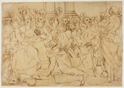 Study for the Marriage at Cana by Giuseppe Maria Crespi