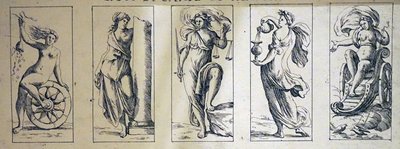 17th Century tarot cards by Giuseppe Maria Mitelli