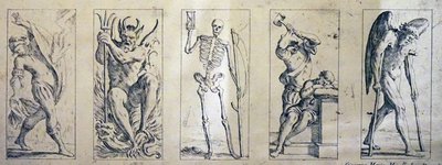 17th Century tarot cards by Giuseppe Maria Mitelli