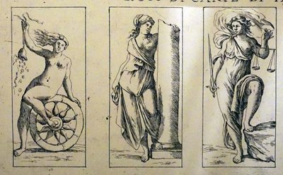 17th Century tarot cards by Giuseppe Maria Mitelli