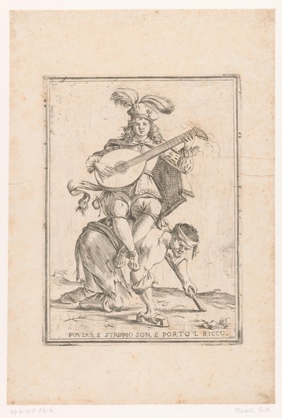 The Poor Carry the Rich (Così va il mondo) by Giuseppe Maria Mitelli