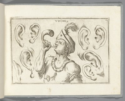 Hearing by Giuseppe Maria Mitelli