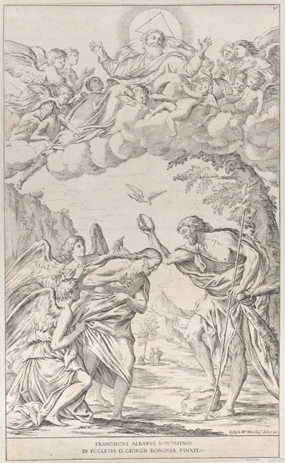 Plate 8: The Baptism of Christ by Giuseppe Maria Mitelli