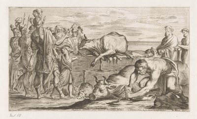 Trojans Sacrificing Animals to Neptune (The Wanderings of Aeneas) by Giuseppe Maria Mitelli