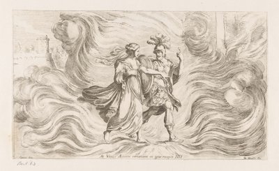 Venus Rescues Aeneas from the Flames (series title: The Wanderings of Aeneas, L