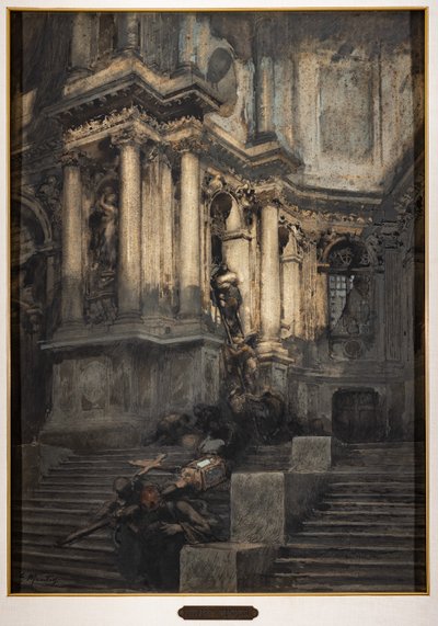 In the Cathedral by Giuseppe Mentessi