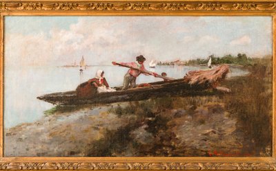 Departure from Cavallino by Giuseppe Miti Zanetti