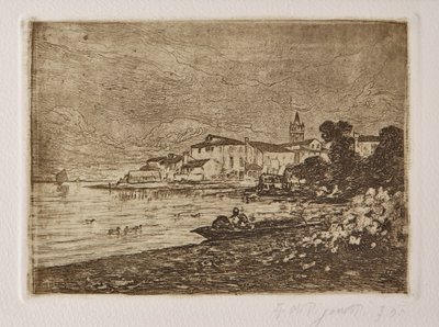 Venetian Lagoon by Giuseppe Miti Zanetti