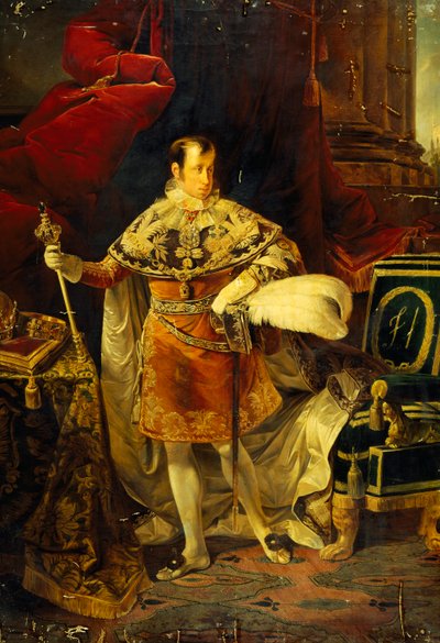 Portrait of Ferdinand I of Austria by Giuseppe Molteni
