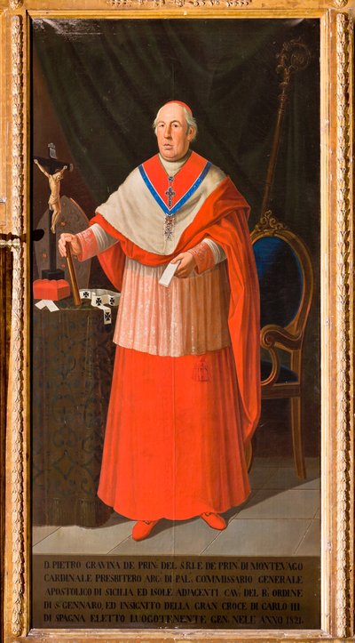 Portrait of Cardinal Pietro Gravina, c.1825 by Giuseppe Patania