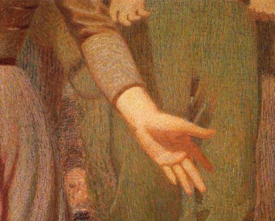 The Fourth State, detail by Giuseppe Pellizza da Volpedo