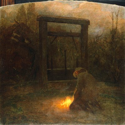 Love of life, right panel by Giuseppe Pellizza da Volpedo