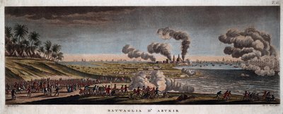 The Battle of Abukir on 25 July 1798 by Giuseppe Pera
